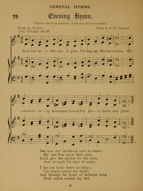 Hymns for Elementary Schools: original and selected page 88