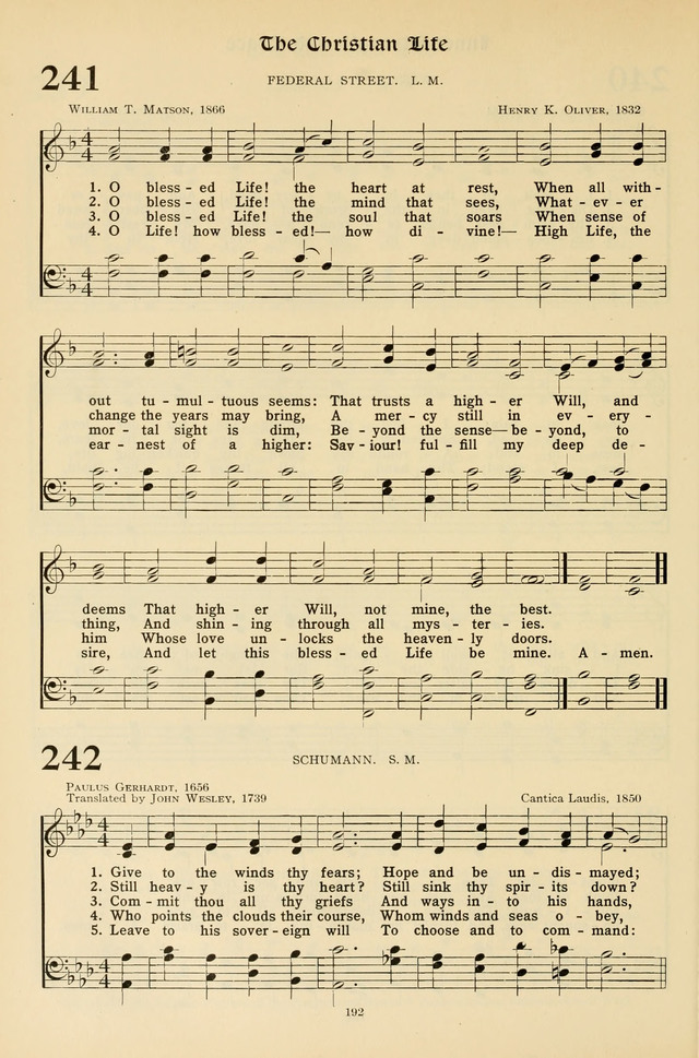Hymns for the Living Age page 192