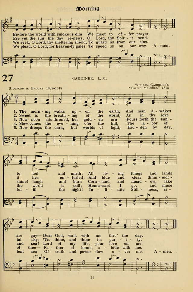 Hymns for the Living Age page 21