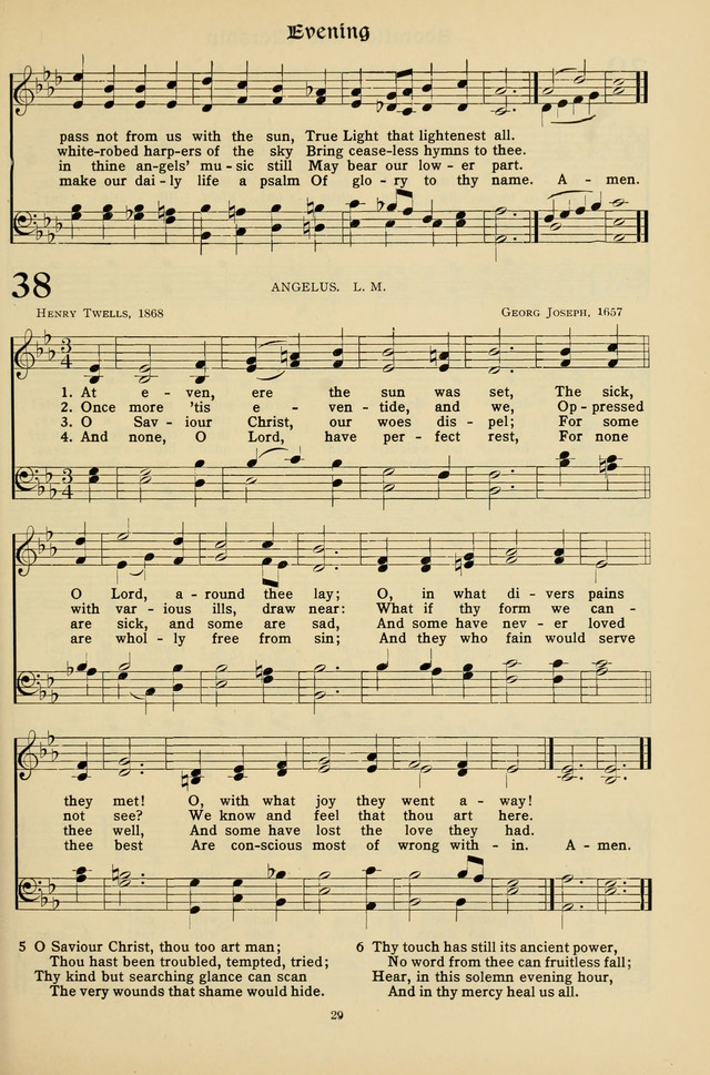 Hymns for the Living Age page 29