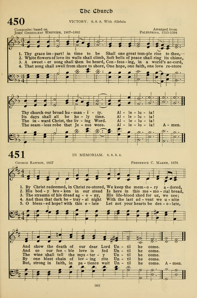Hymns for the Living Age page 363