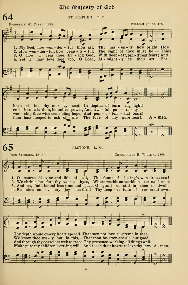 Hymns for the Living Age page 51