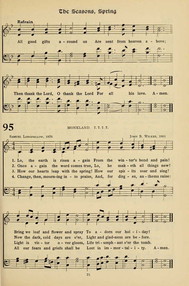Hymns for the Living Age page 75