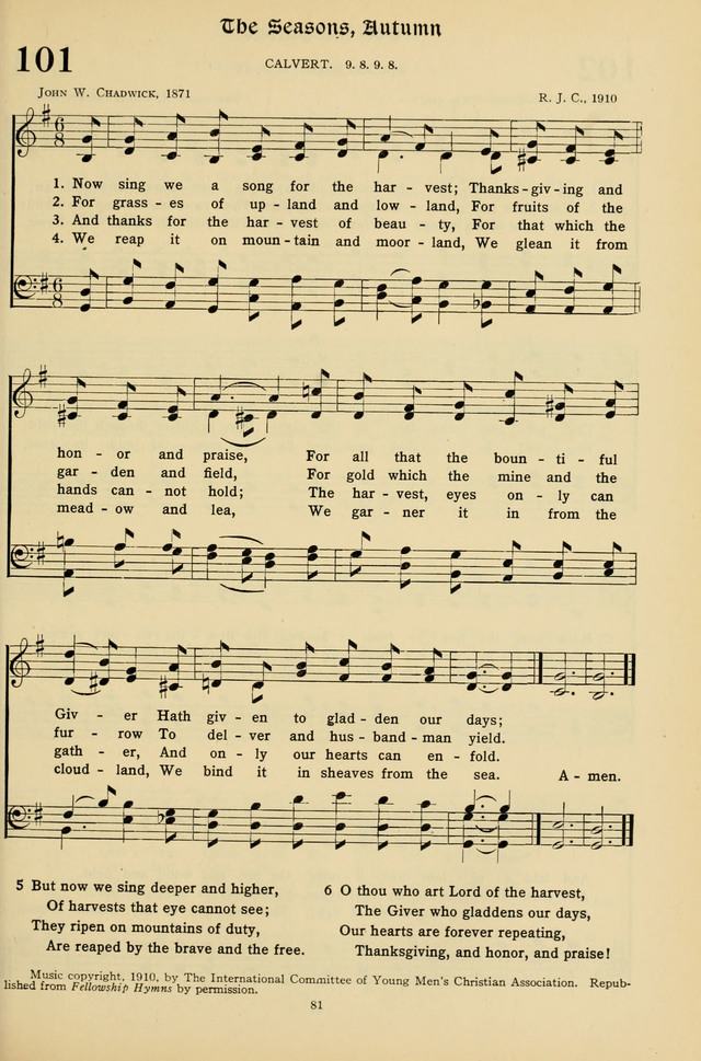 Hymns for the Living Age page 81
