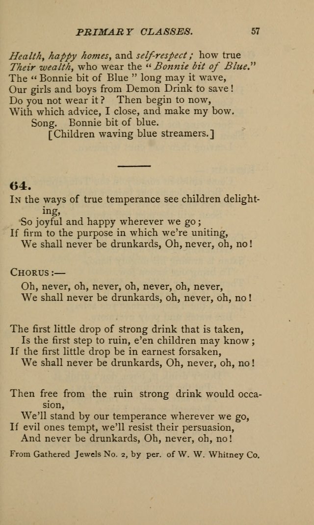 Hymnal for Primary Classes: a collection of hymns and tunes, recitations and exercises, being a manual for primary Sunday-schools (Words ed.) page 54