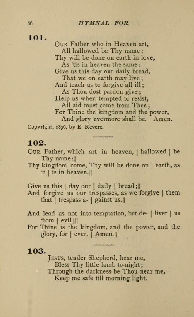 Hymnal for Primary Classes: a collection of hymns and tunes, recitations and exercises, being a manual for primary Sunday-schools (Words ed.) page 83