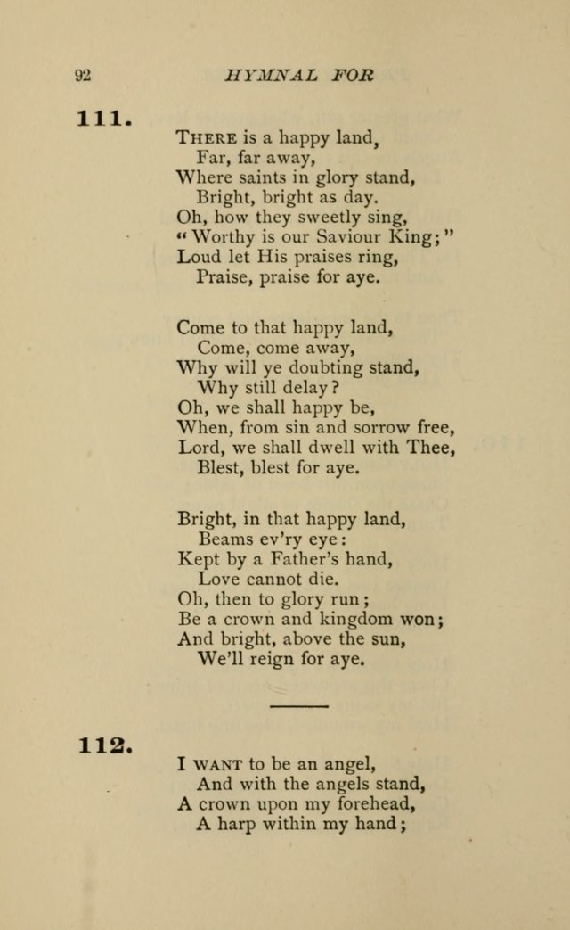 Hymnal for Primary Classes: a collection of hymns and tunes, recitations and exercises, being a manual for primary Sunday-schools (Words ed.) page 89