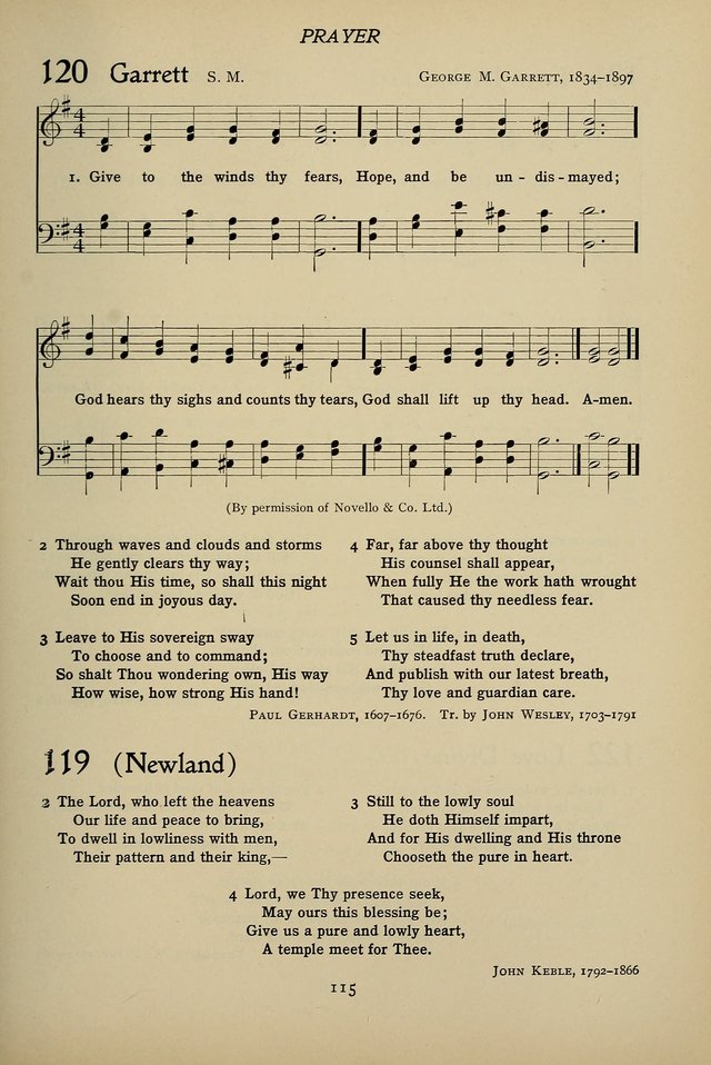 Hymns for Schools and Colleges page 115