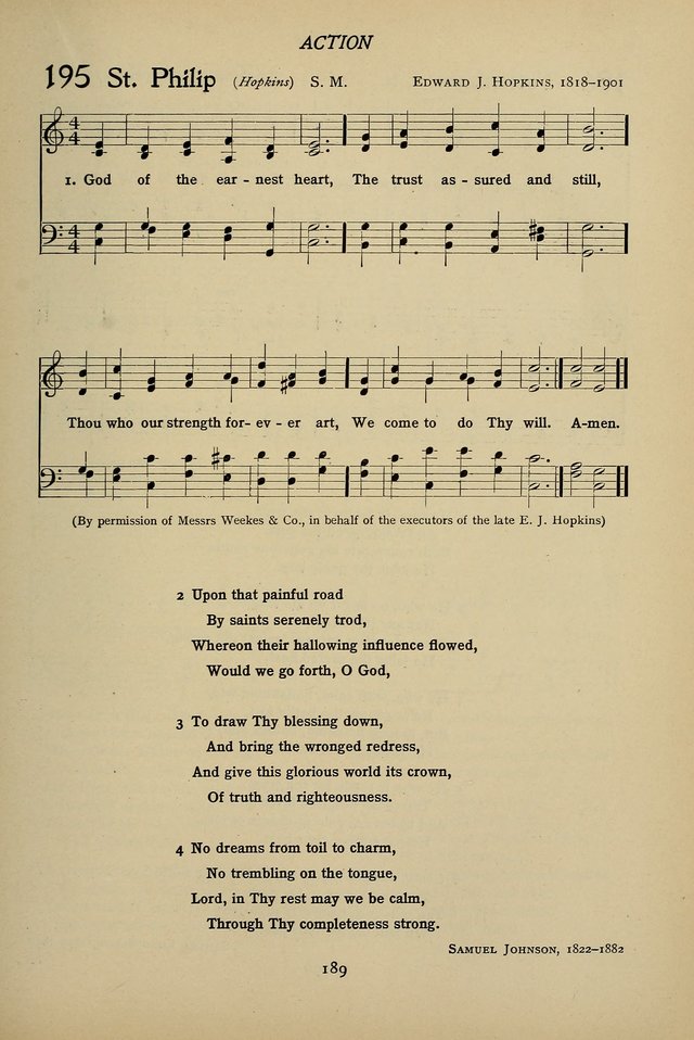 Hymns for Schools and Colleges page 189