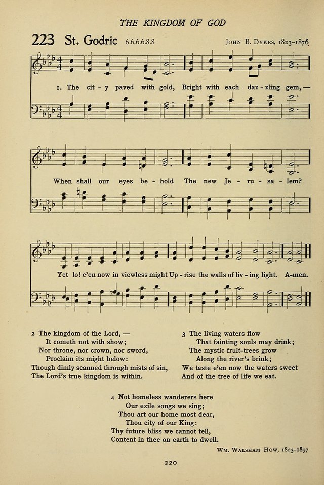 Hymns for Schools and Colleges page 220