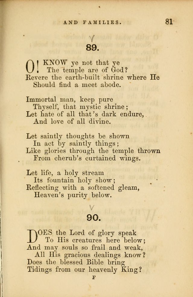 Hymns for Schools and Families page 81