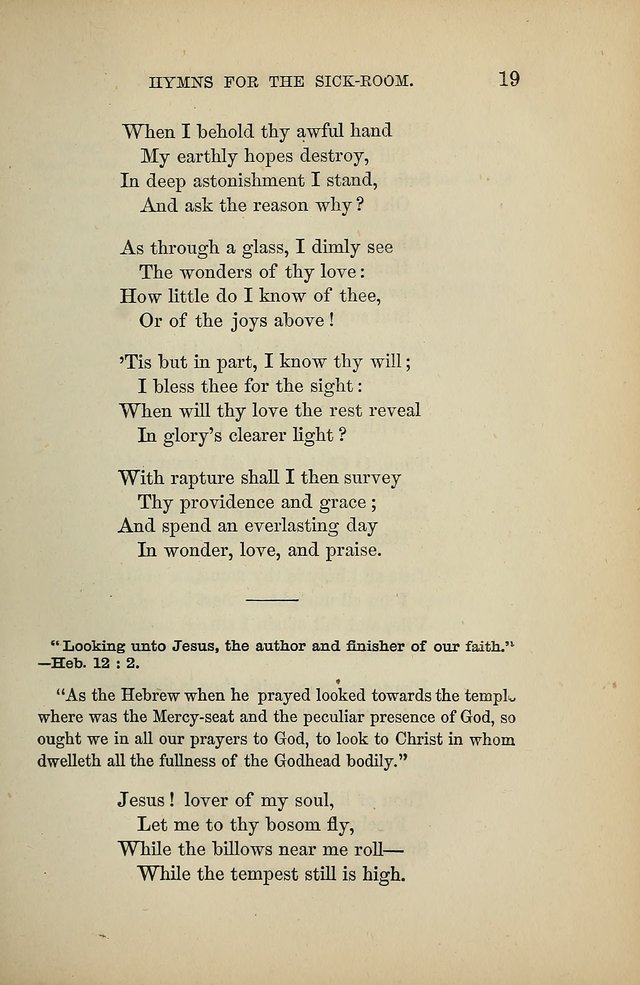 Hymns for the Sick-Room page 19