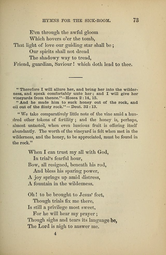 Hymns for the Sick-Room page 73