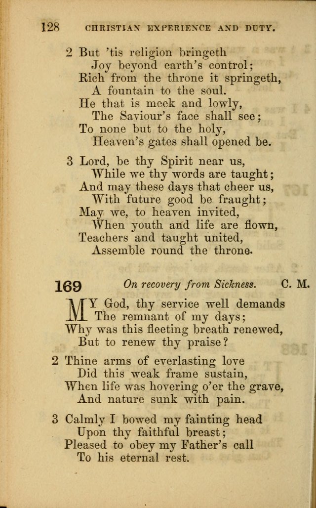 Hymns for Sunday Schools page 128