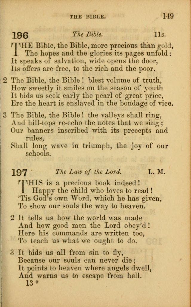 Hymns for Sunday Schools page 149