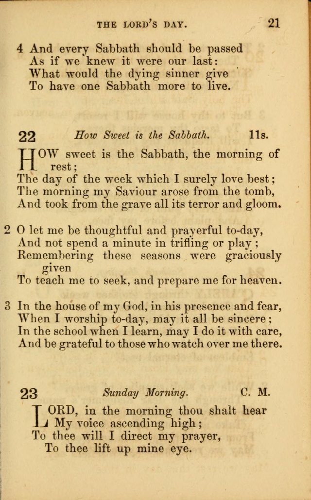 Hymns for Sunday Schools page 21