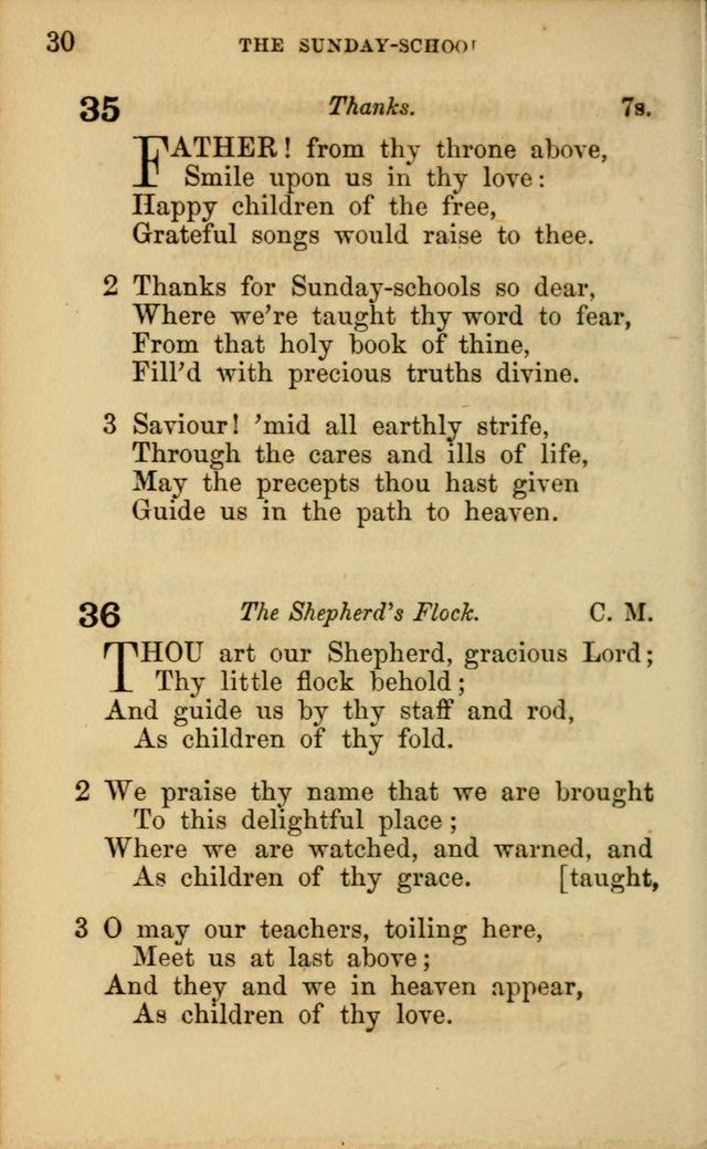 Hymns for Sunday Schools page 30