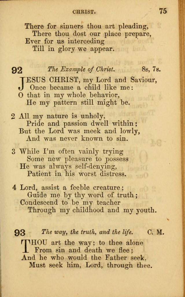 Hymns for Sunday Schools page 75