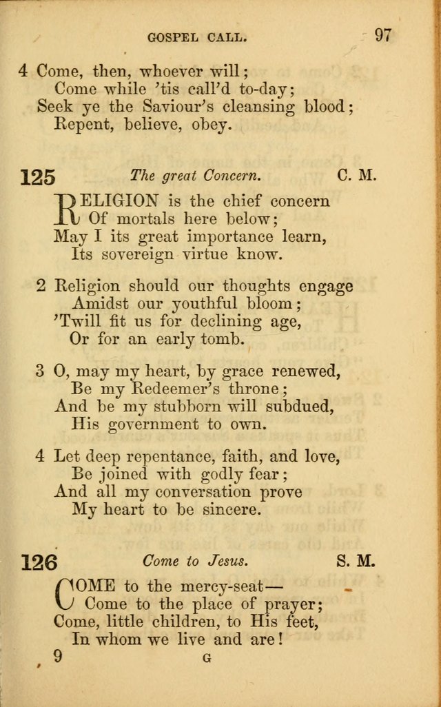 Hymns for Sunday Schools page 97