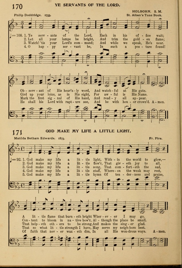 Hymnal for the Sunday School page 161