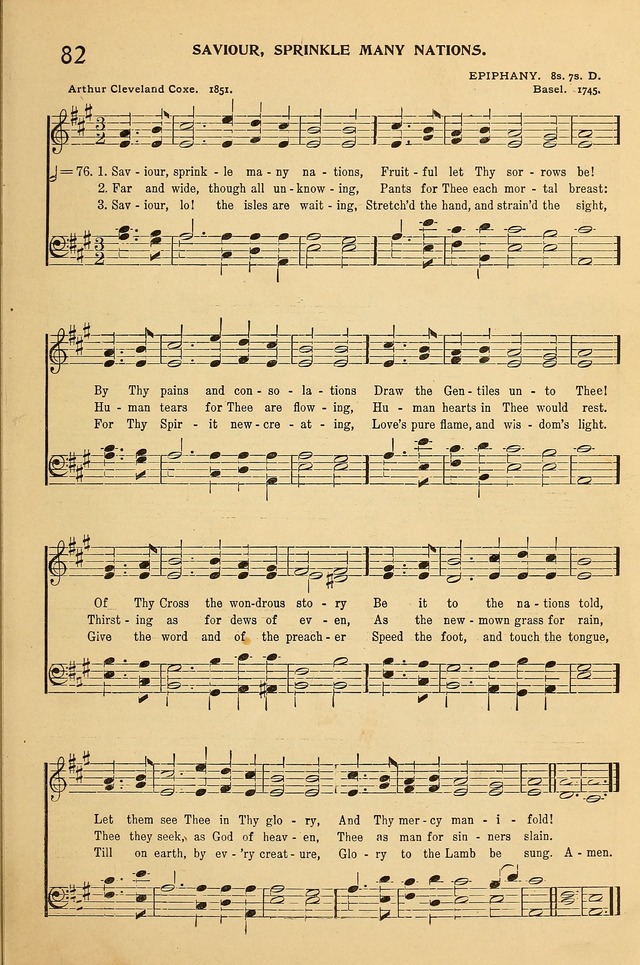 Hymnal for the Sunday School page 92