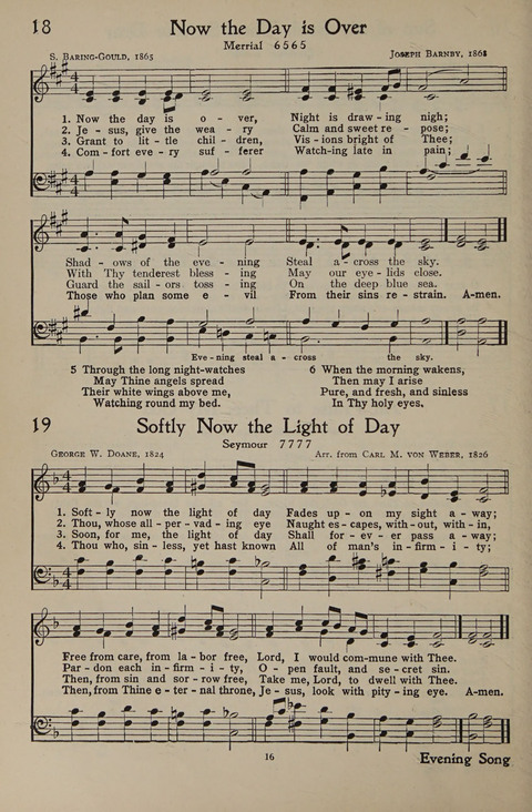 The Hymnal for Young People page 16