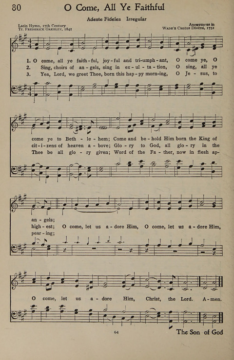 The Hymnal for Young People page 64