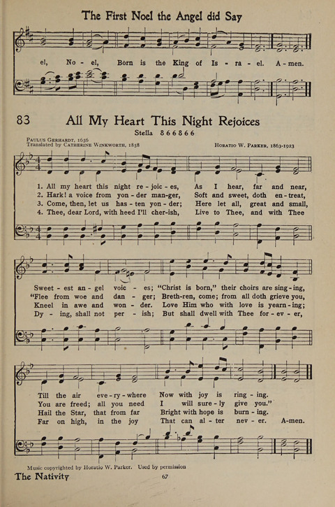 The Hymnal for Young People page 67