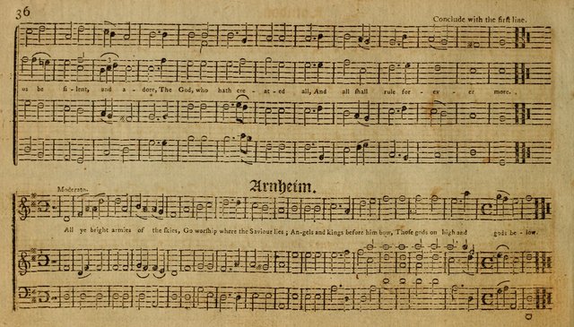 Harmonia Americana: containing a concise introduction to the grounds of music; with a variety of airs, suitable fore divine worship and the use of musical societies; consisting of three and four parts page 41