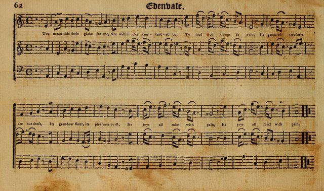 Harmonia Americana: containing a concise introduction to the grounds of music; with a variety of airs, suitable fore divine worship and the use of musical societies; consisting of three and four parts page 67