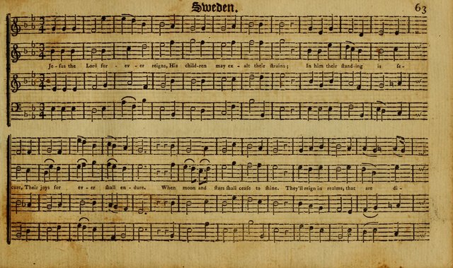Harmonia Americana: containing a concise introduction to the grounds of music; with a variety of airs, suitable fore divine worship and the use of musical societies; consisting of three and four parts page 68