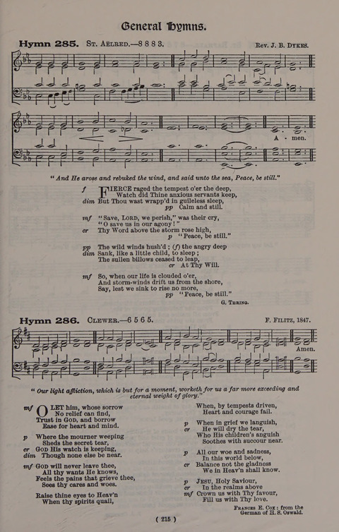 Hymns Ancient and Modern (Standard ed.) page 215