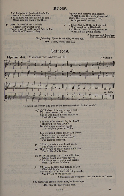 Hymns Ancient and Modern (Standard ed.) page 33