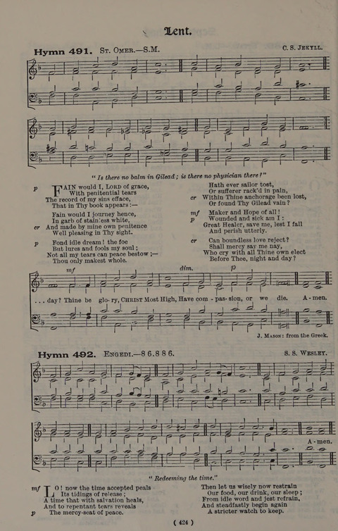 Hymns Ancient and Modern (Standard ed.) page 424