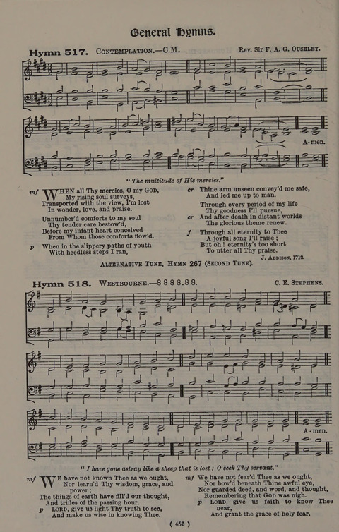 Hymns Ancient and Modern (Standard ed.) page 452