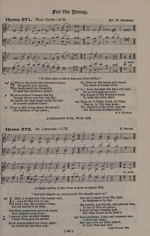 Hymns Ancient and Modern (Standard ed.) page 495