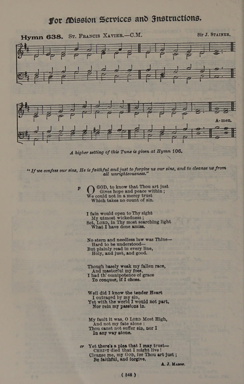 Hymns Ancient and Modern (Standard ed.) page 548