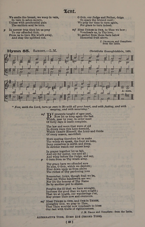 Hymns Ancient and Modern (Standard ed.) page 63