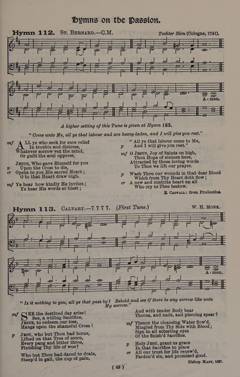 Hymns Ancient and Modern (Standard ed.) page 83