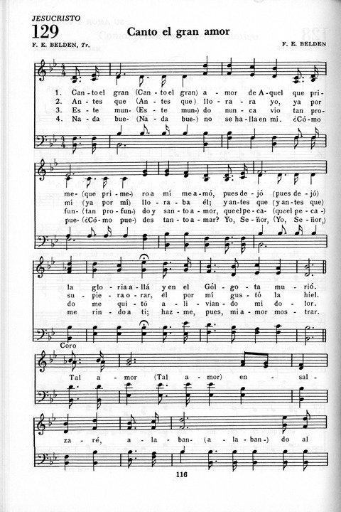Himnario Adventista: para uso en el culto divino page 116