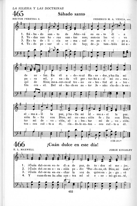 Himnario Adventista: para uso en el culto divino page 452