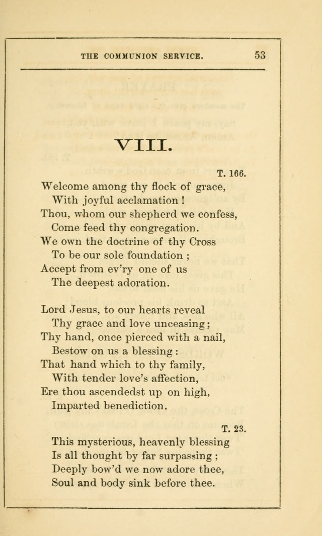 Hymns Arranged for the Communion Service of the Church of the United Brethren page 53