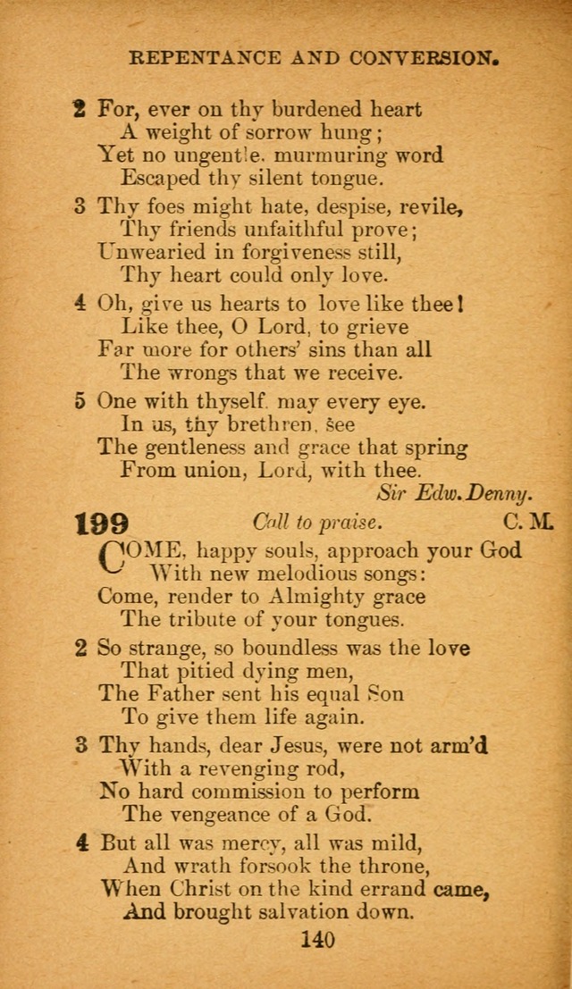 Hymnal: adapted to the doctrines and usages of the African Methodist Episcopal Church. Revised Edition page 144