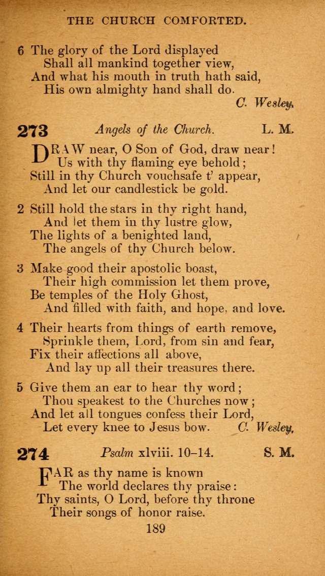 Hymnal: adapted to the doctrines and usages of the African Methodist Episcopal Church. Revised Edition page 195