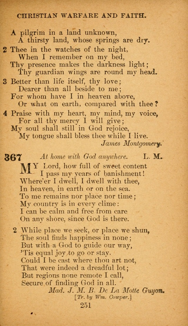 Hymnal: adapted to the doctrines and usages of the African Methodist Episcopal Church. Revised Edition page 259