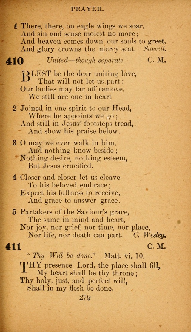 Hymnal: adapted to the doctrines and usages of the African Methodist Episcopal Church. Revised Edition page 287