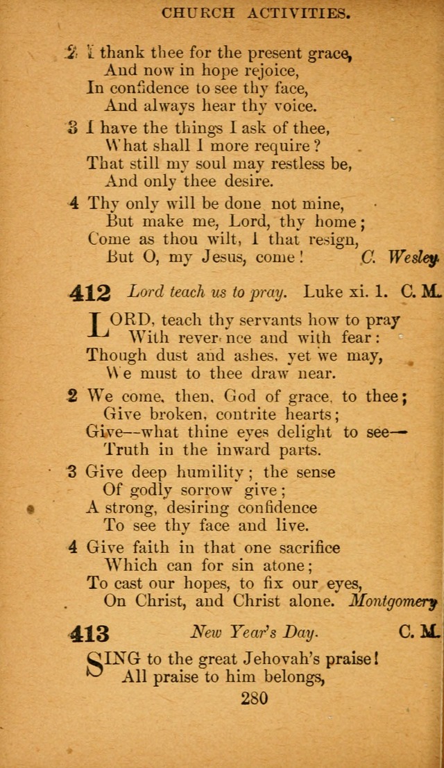 Hymnal: adapted to the doctrines and usages of the African Methodist Episcopal Church. Revised Edition page 288