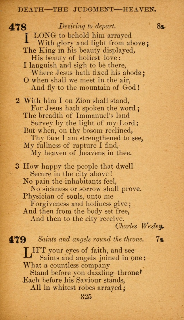 Hymnal: adapted to the doctrines and usages of the African Methodist Episcopal Church. Revised Edition page 333