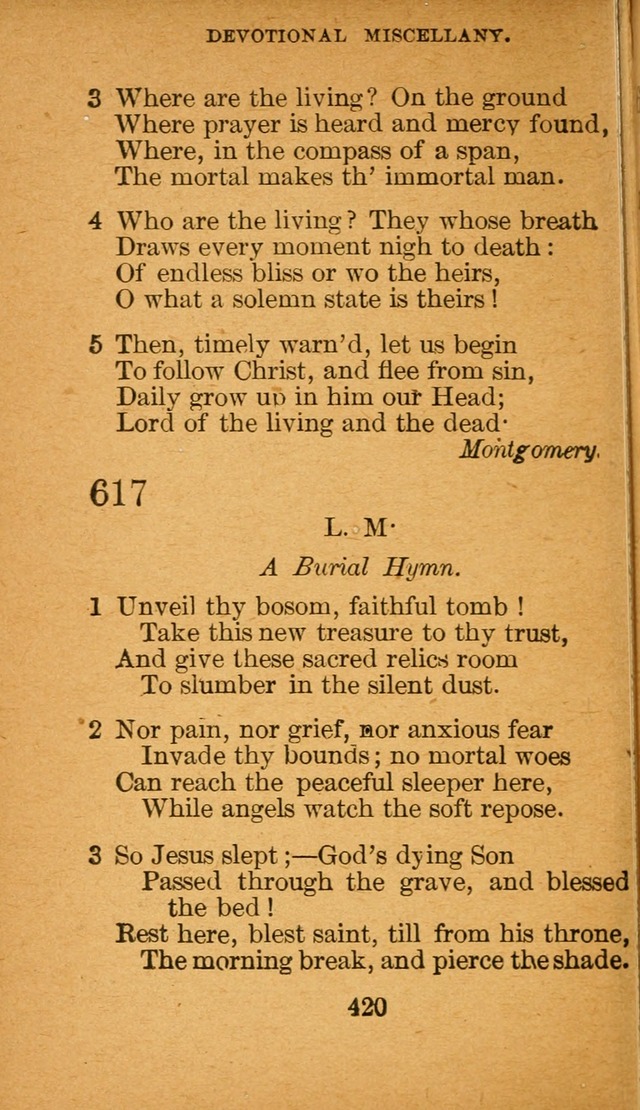 Hymnal: adapted to the doctrines and usages of the African Methodist Episcopal Church. Revised Edition page 428