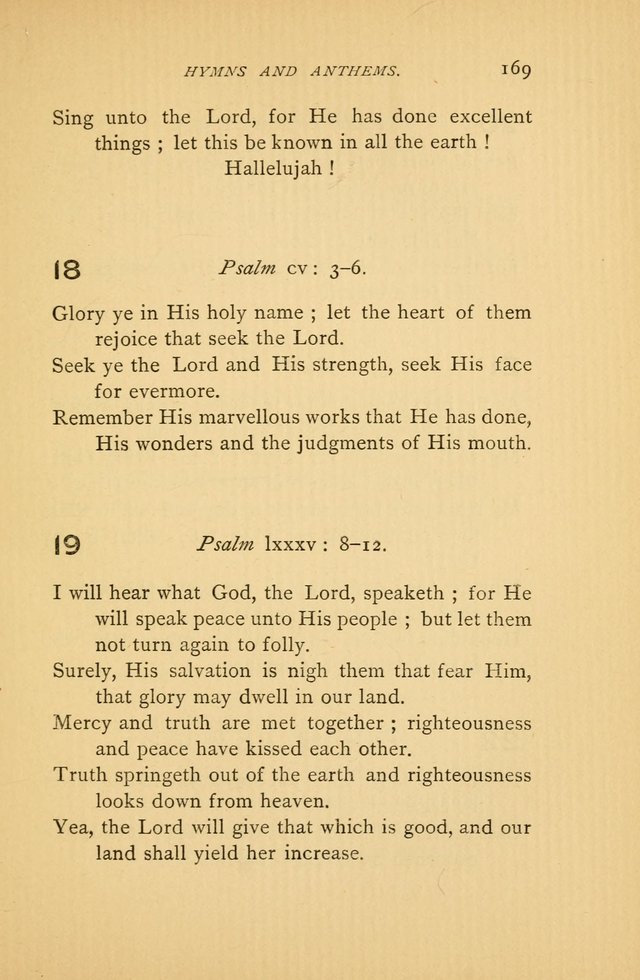Hymns and Anthems adapted for Jewish Worship page 169